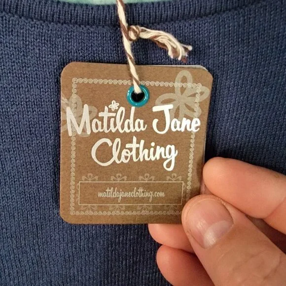 NWT Matilda Jane Twist and Shout Teal Floral Tunic Top - Picture 2 of 7